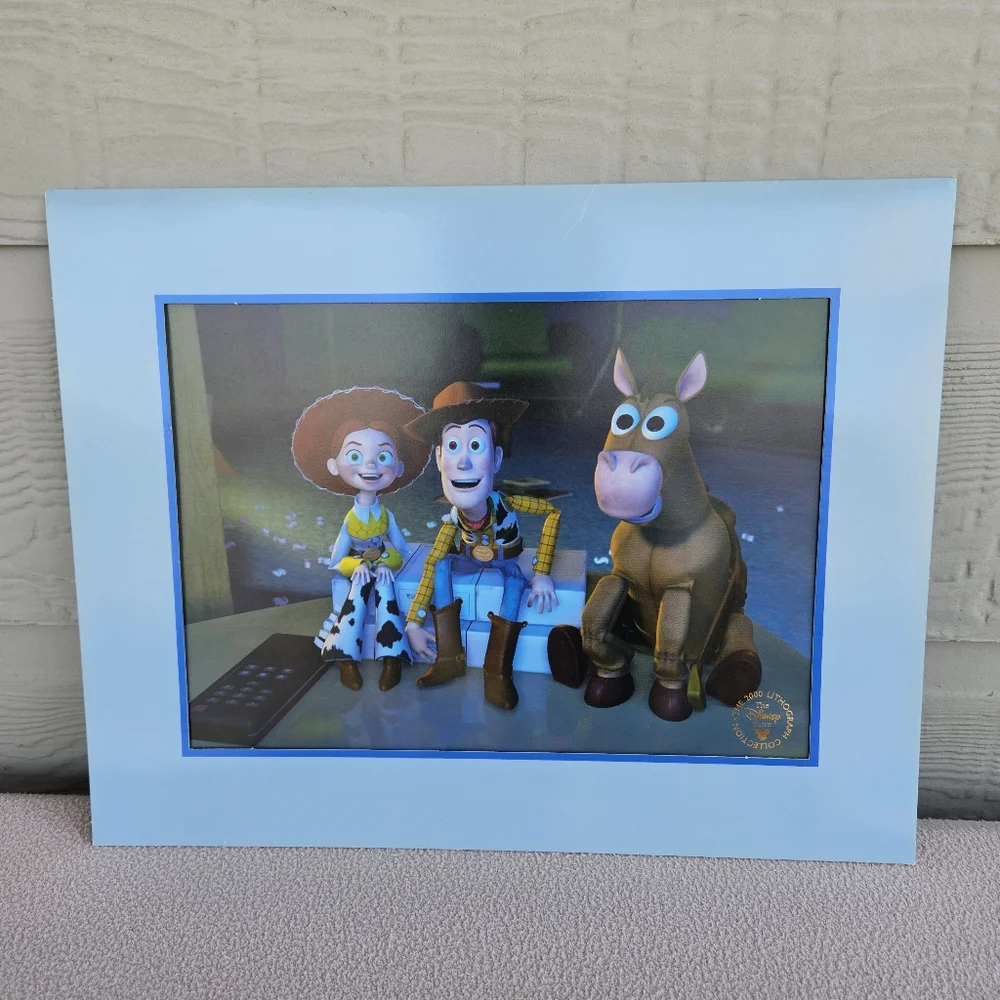 Disney Store Lithograph Photo Set 4 Mulan 101 Dalmatians Toy Story 2 Simba Lion